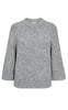 Freequent Pullover - Grslulu - Medium Grey Melange