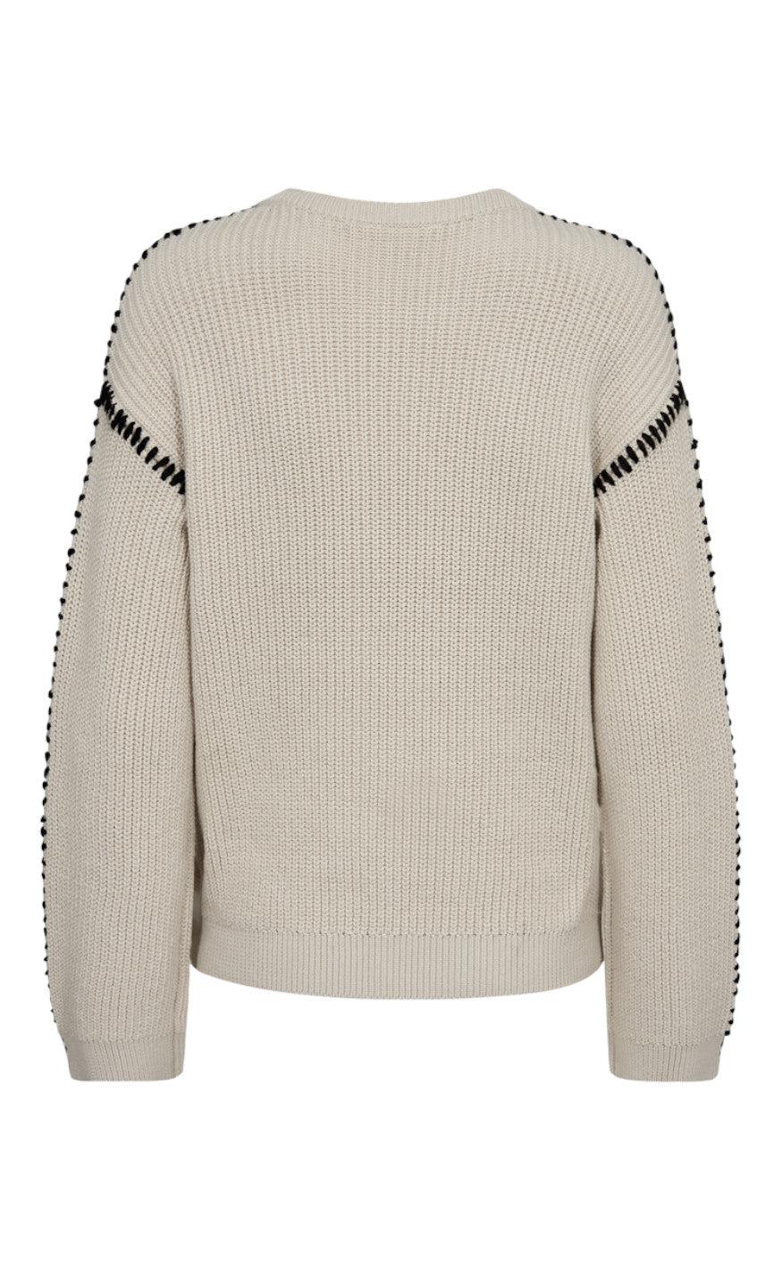 Freequent Pullover - Ipen - Moonbeam W. Black