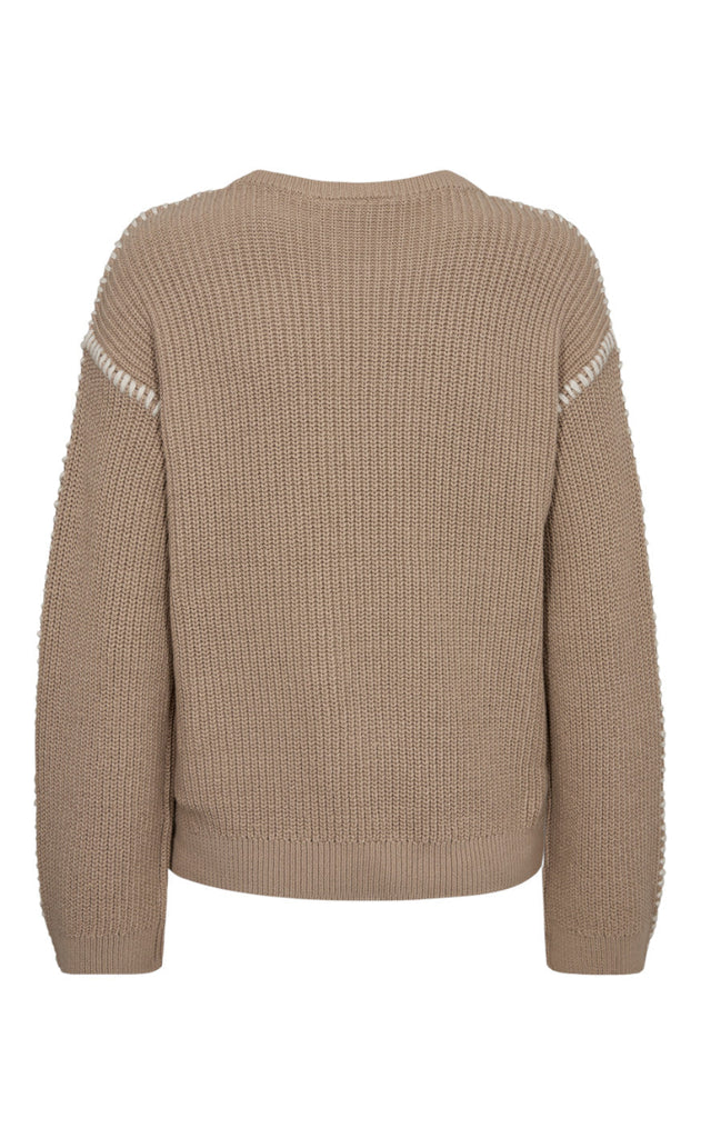 Freequent Pullover - Ipen - Simply Taupe W. Moonbeam