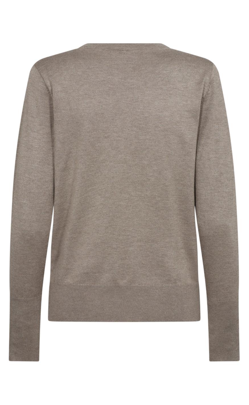 Freequent Pullover - Katie - Desert Taupe Melange