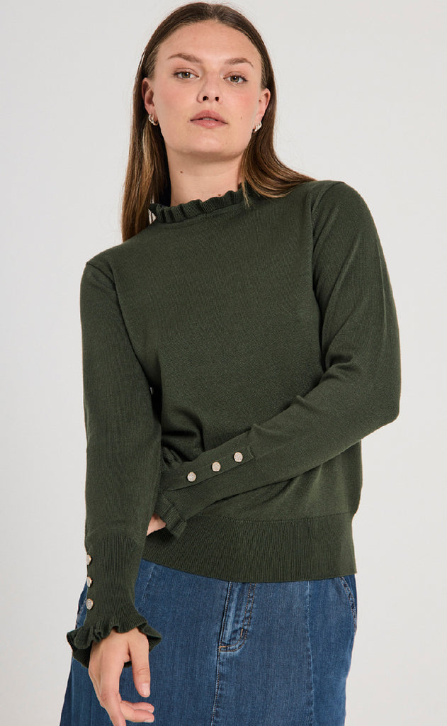 Freequent Pullover - Katie Frill - Kombu Green
