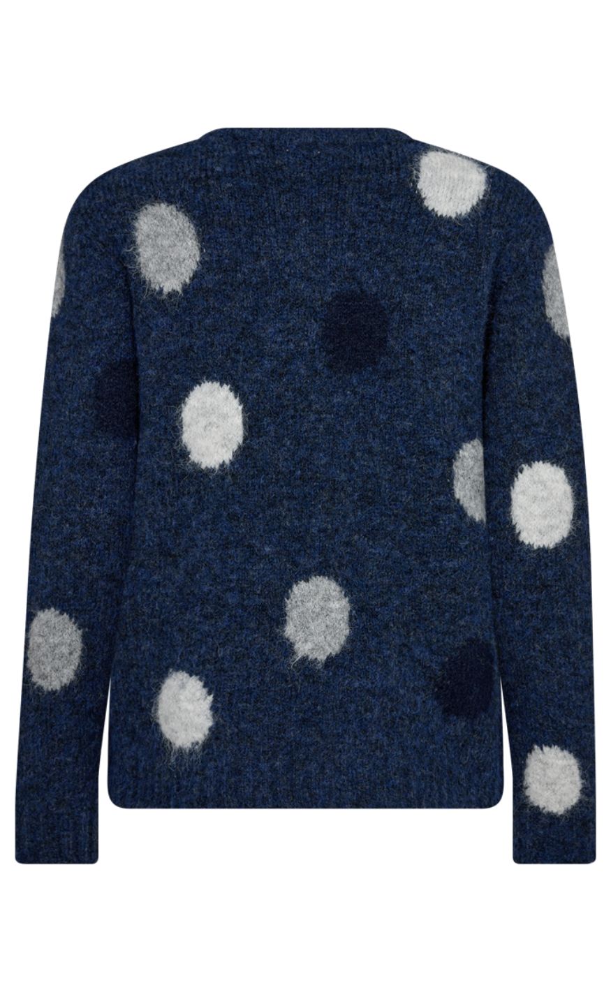Freequent Pullover - Louisa - Vintage Indigo Melange W. Grey Melange
