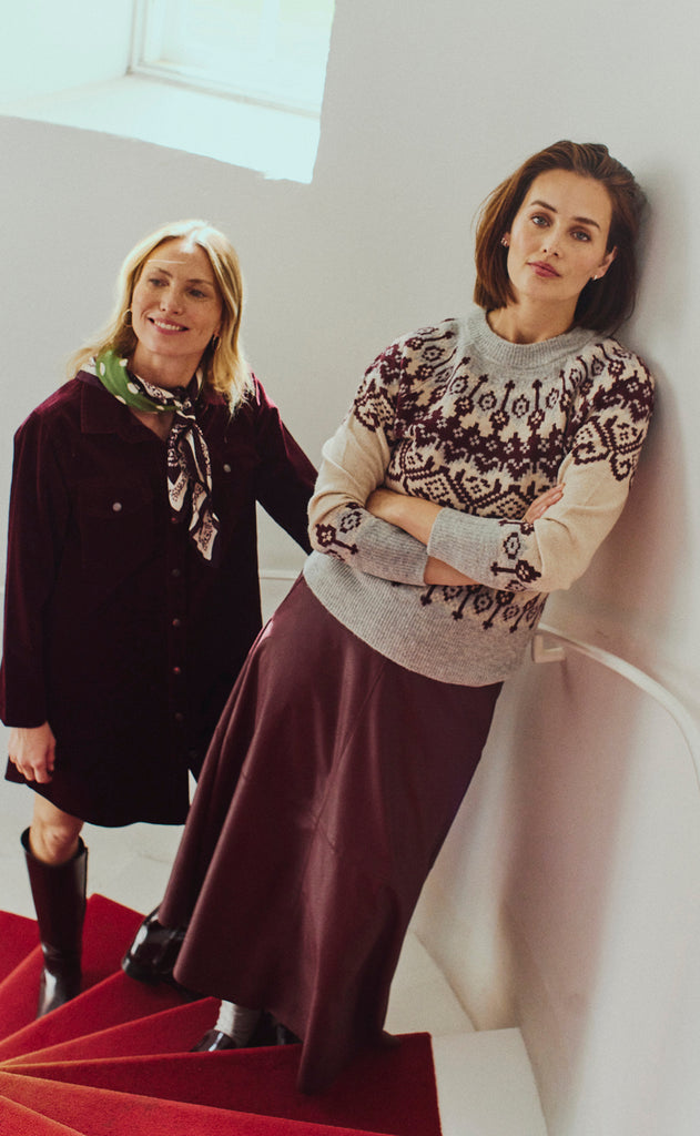 Freequent Pullover - Merla - Moonbeam Mel w. Med Grey Mel