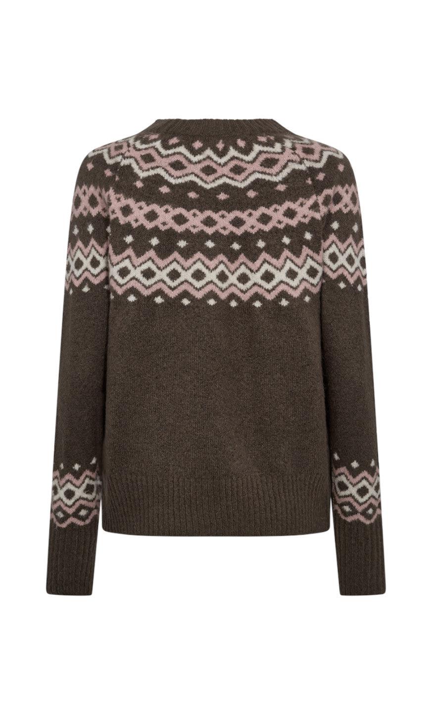 Freequent Pullover - Merla - Morel W. Pale Mauve