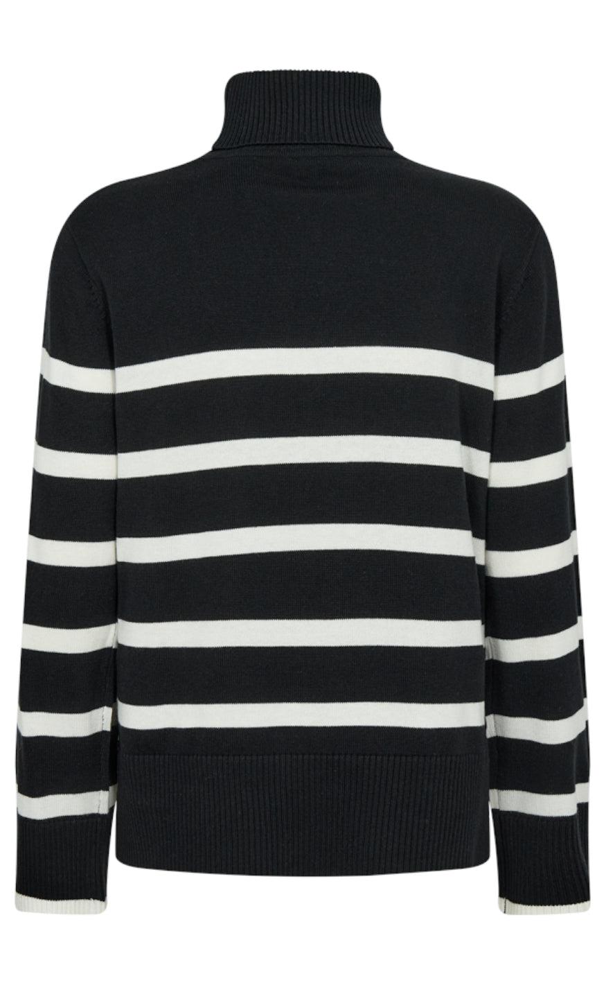 Freequent Pullover - Monday - Black W. Offwhite