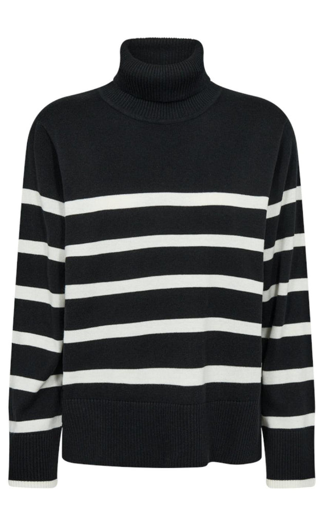 Freequent Pullover - Monday - Black W. Offwhite