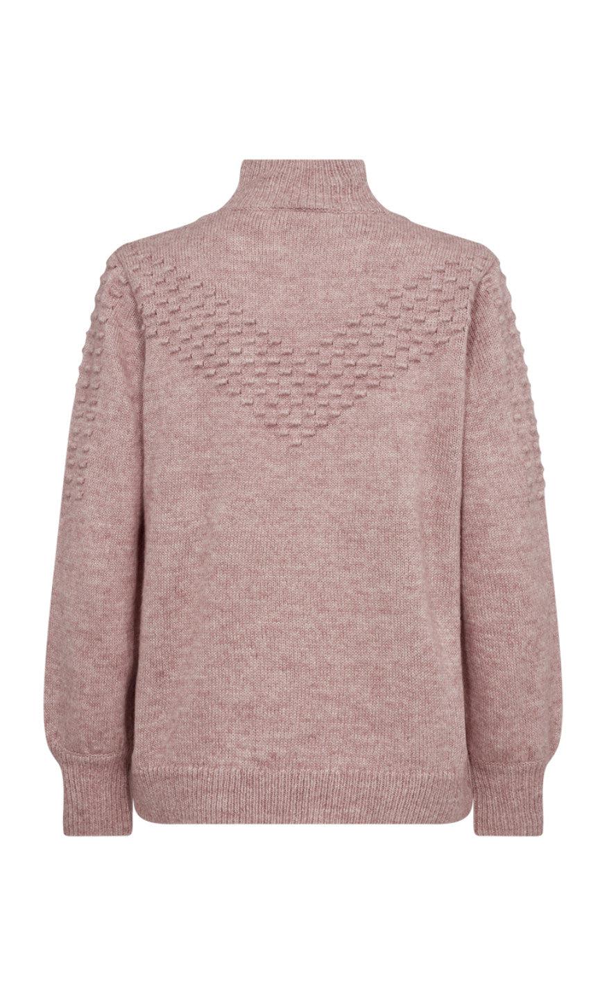 Freequent Pullover - Naia - Pale Mauve Melange