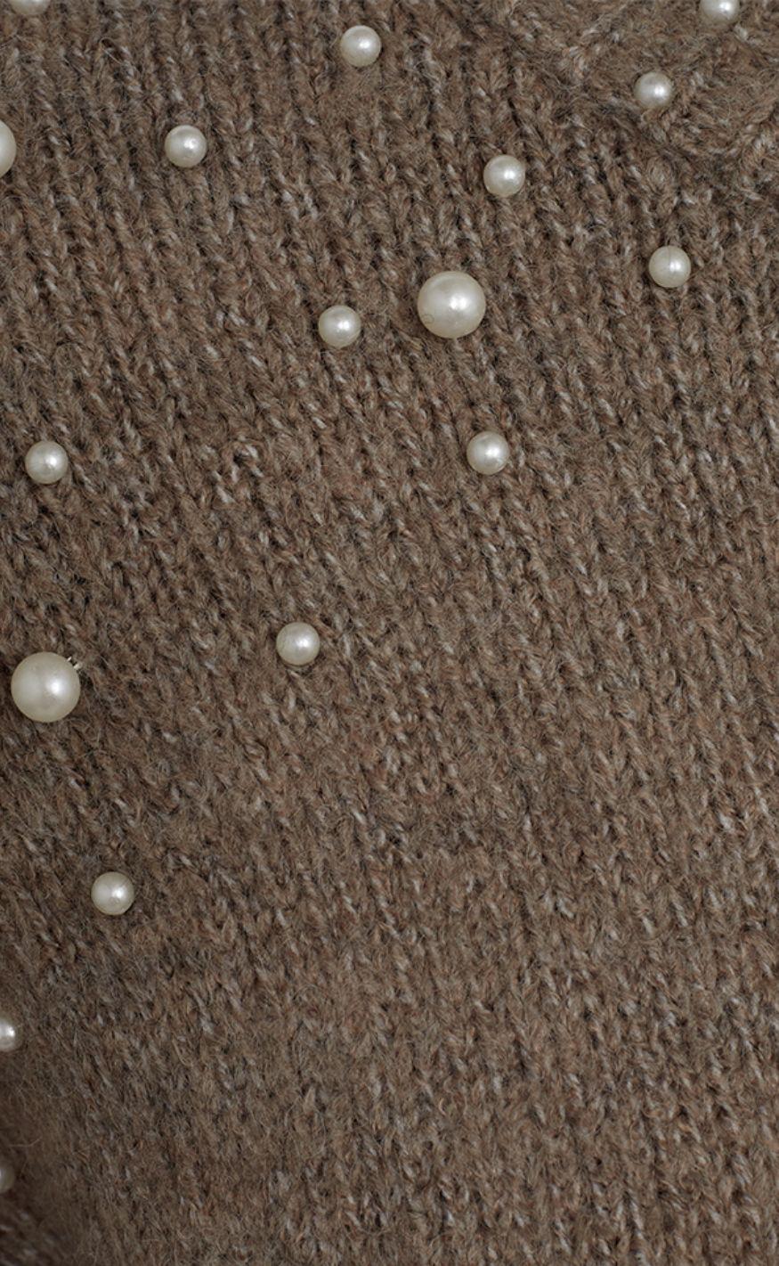 Freequent Pullover - Pearl - Desert Taupe Melange