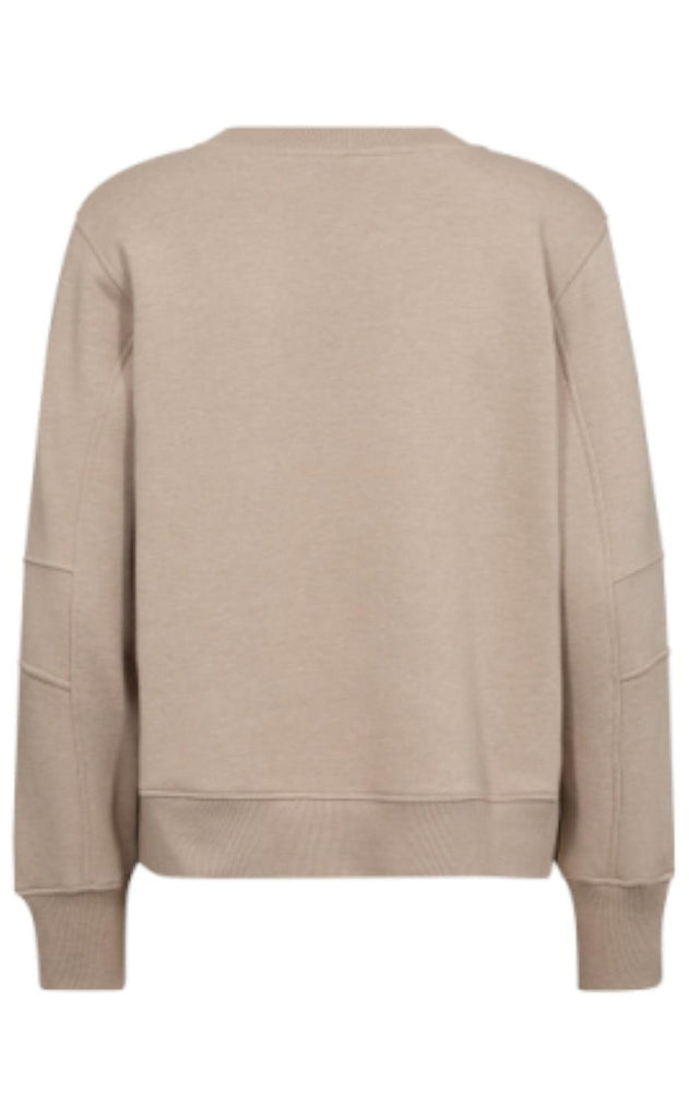 Freequent Pullover - Prosit - Simply Taupe Melange W. Tofu