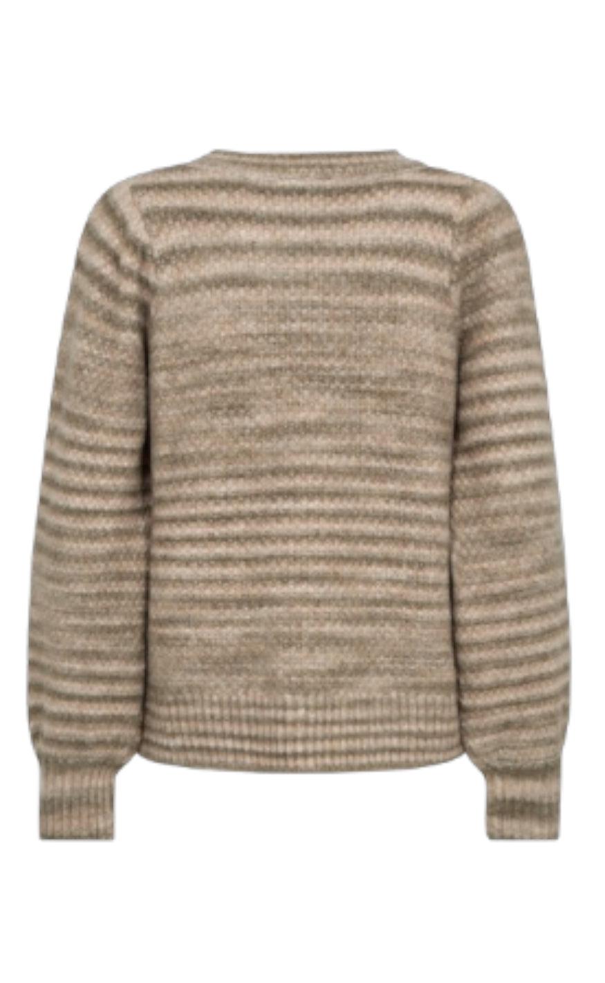 Freequent Pullover - Pulzy - Deep Linchen Green W. Moonbean