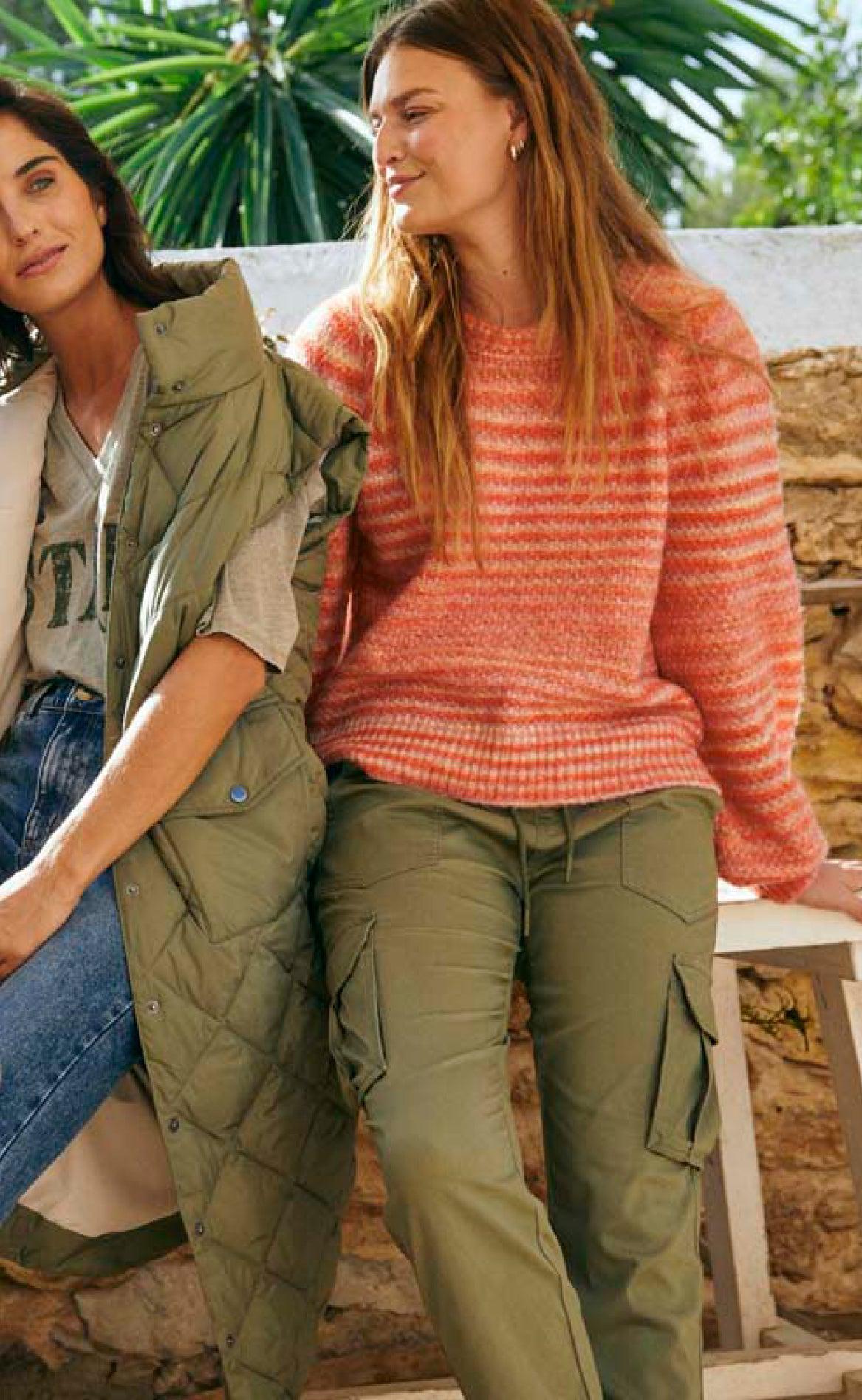 Freequent Pullover - Pulzy - Tangerine W. Moonbean