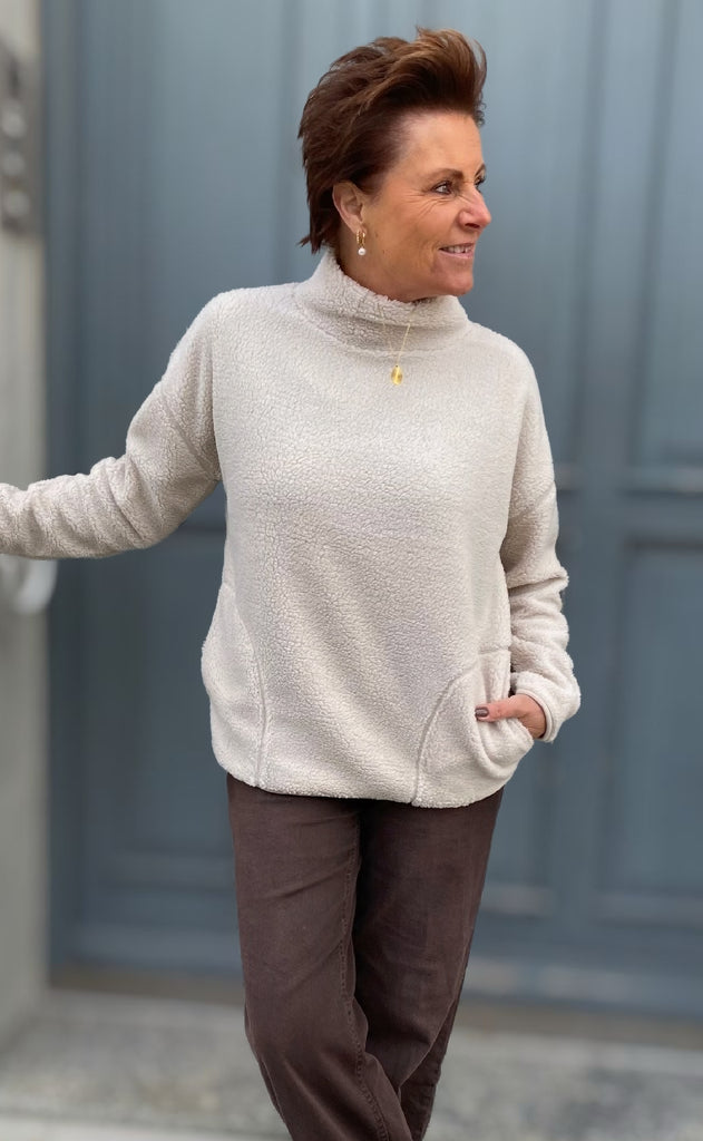 Freequent Pullover - Teddy - Moonbeam