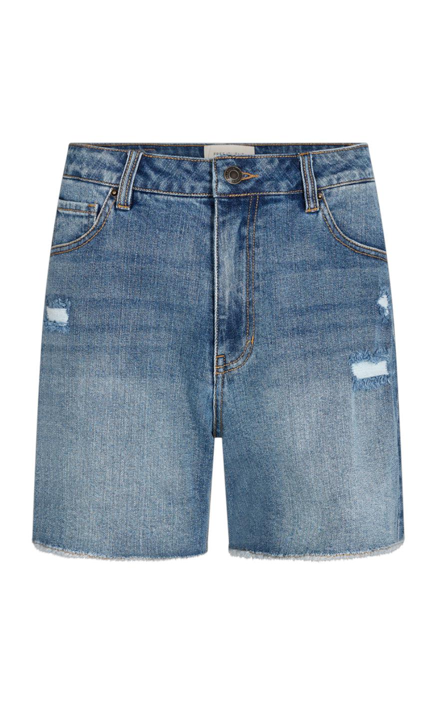 Freequent Shorts - Bagger - Medium Blue