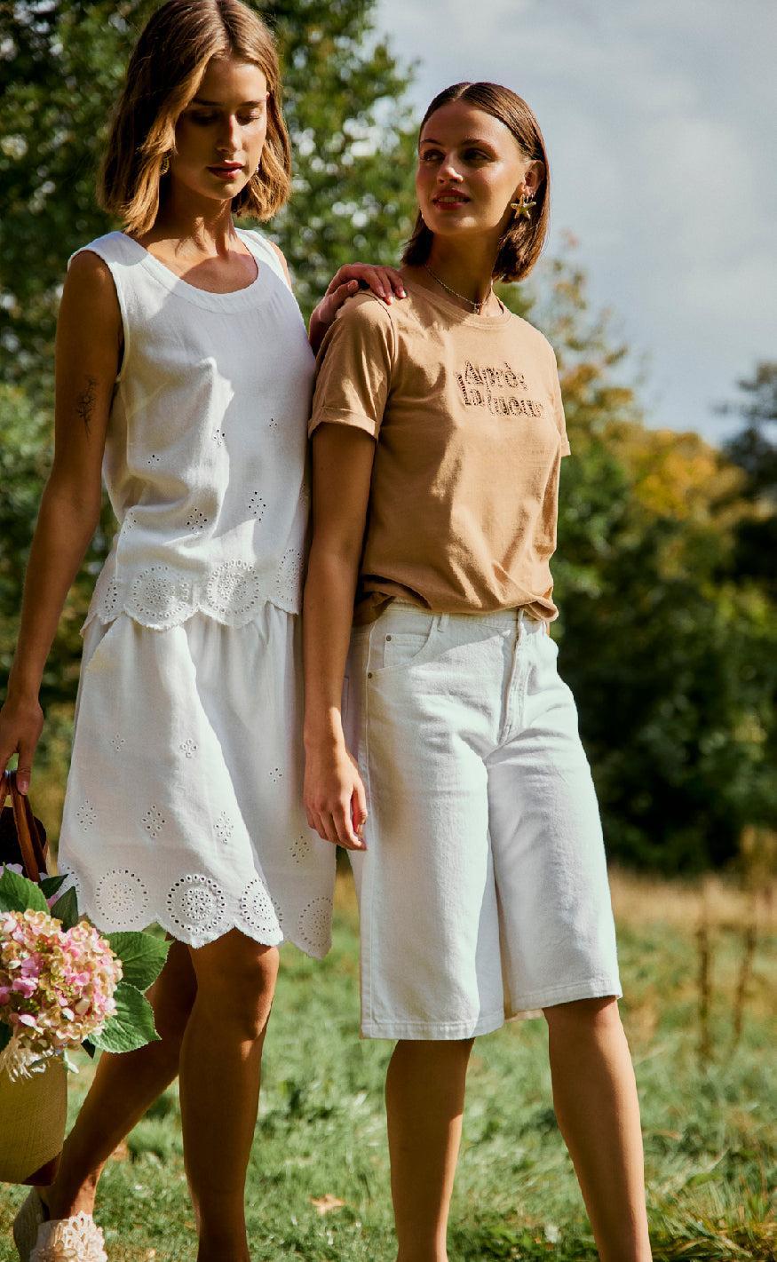 Freequent Shorts - Cilla - Brilliant White