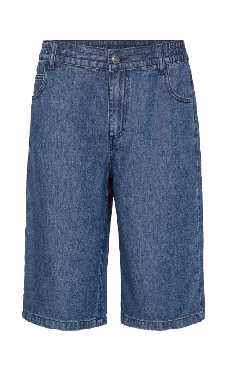 Freequent Shorts - Cinda - Medium Blue Denim
