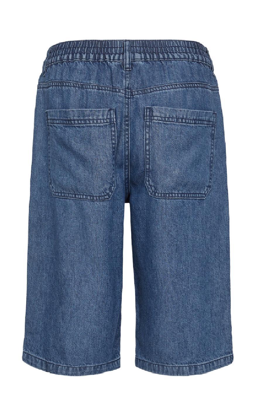 Freequent Shorts - Cinda - Medium Blue Denim