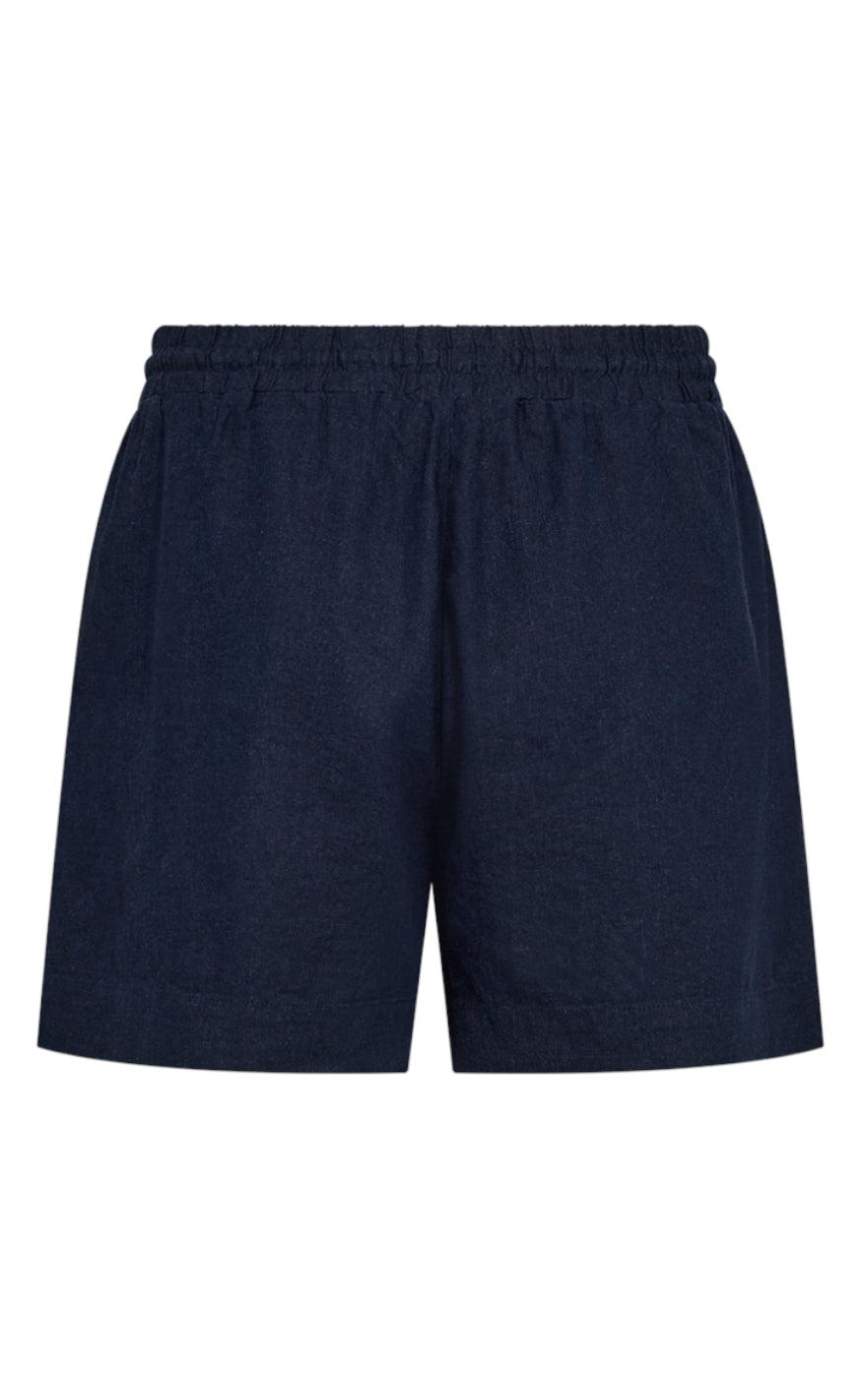 Freequent Shorts - Lava - Navy Blazer
