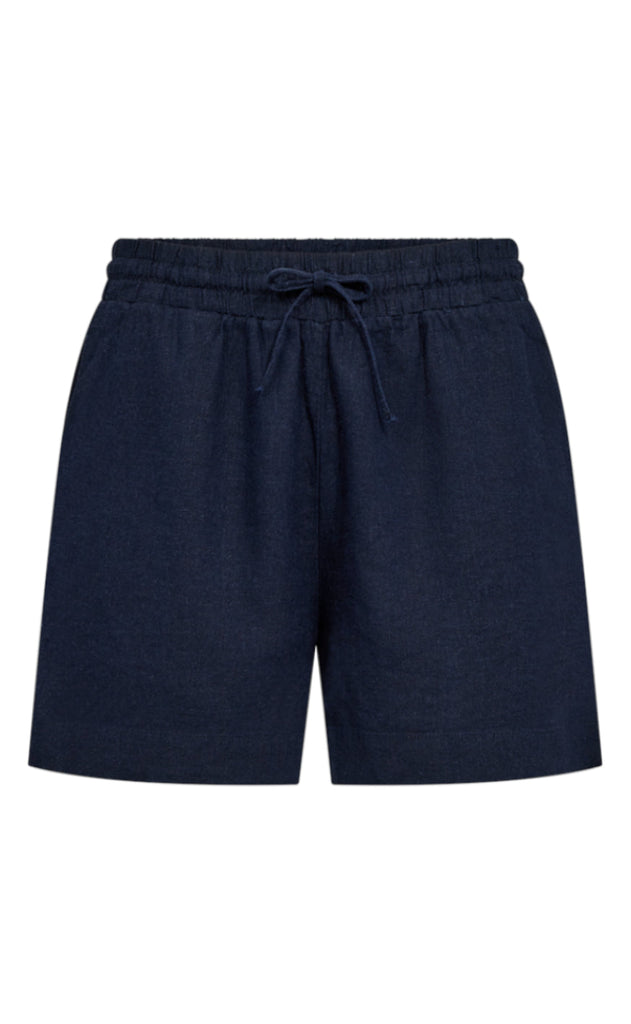 Freequent Shorts - Lava - Navy Blazer
