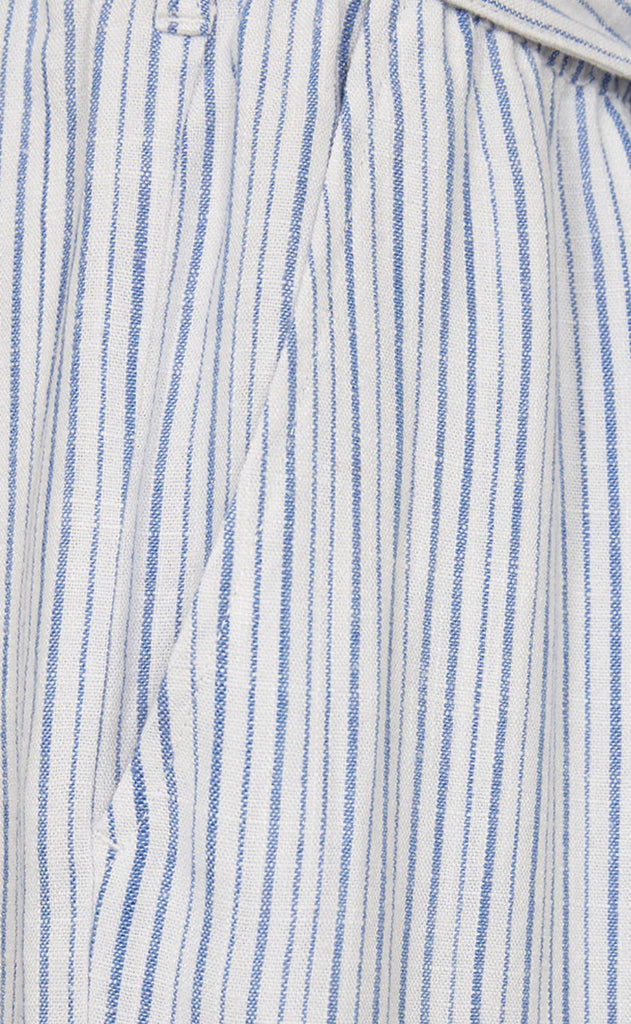 Freequent Shorts - Lavara - Brilliant White/Ultramarine