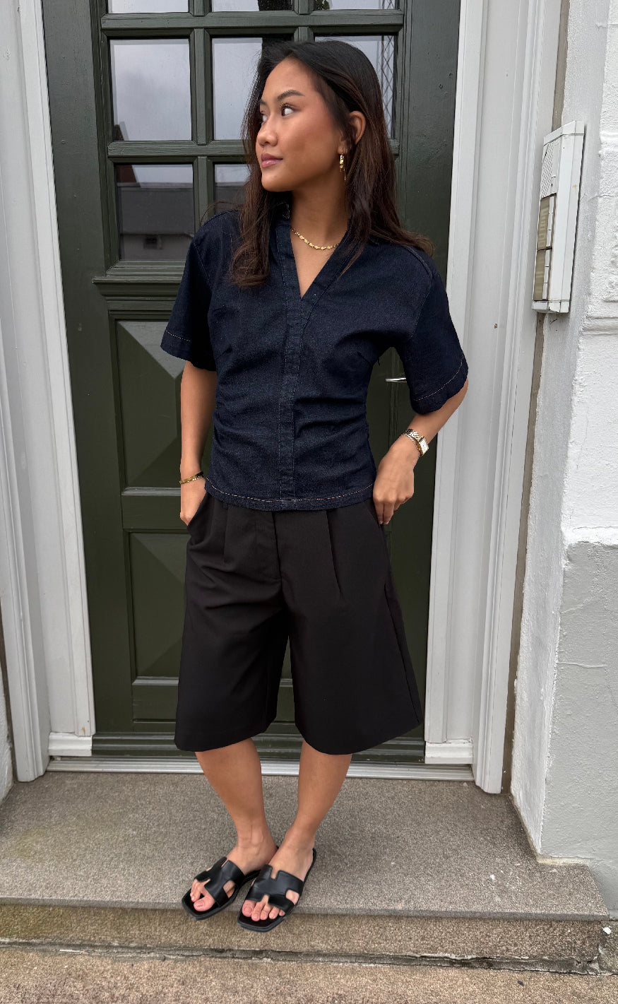 Freequent Shorts - Maeve - Black