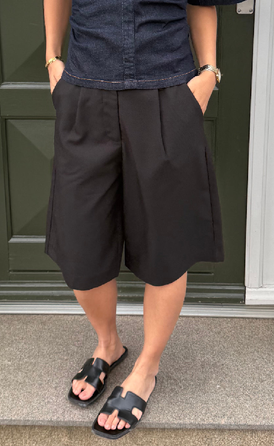 Freequent Shorts - Maeve - Black