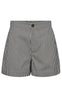 Freequent Shorts - Mella - Medieval Blue W. Off-White