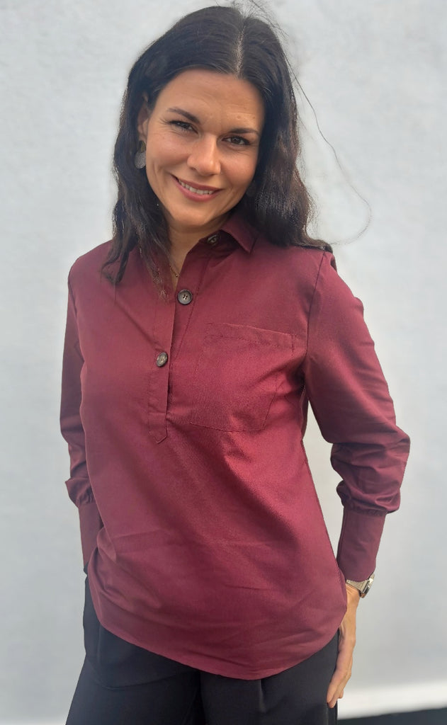 Freequent Skjorte - Flynn - Port Royale