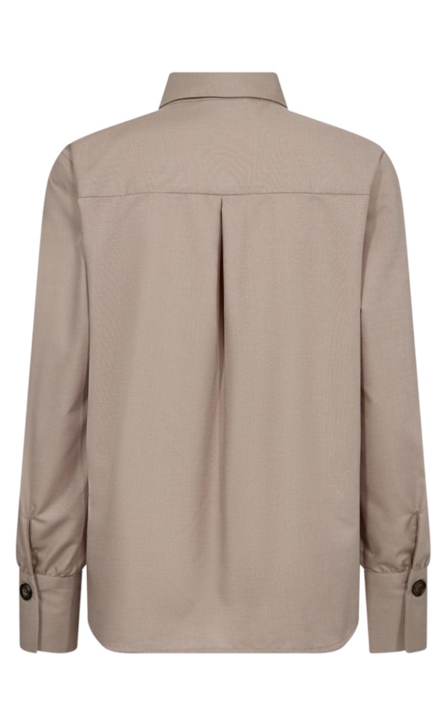 Freequent Skjorte - Flynn - Simply Taupe