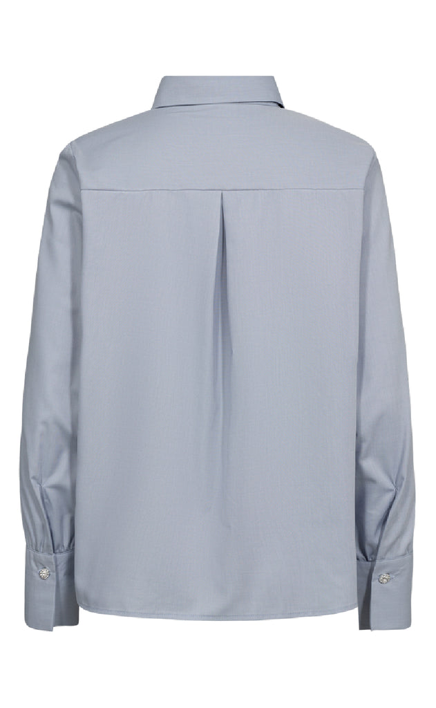 Freequent Skjorte - Flynn - Zen Blue