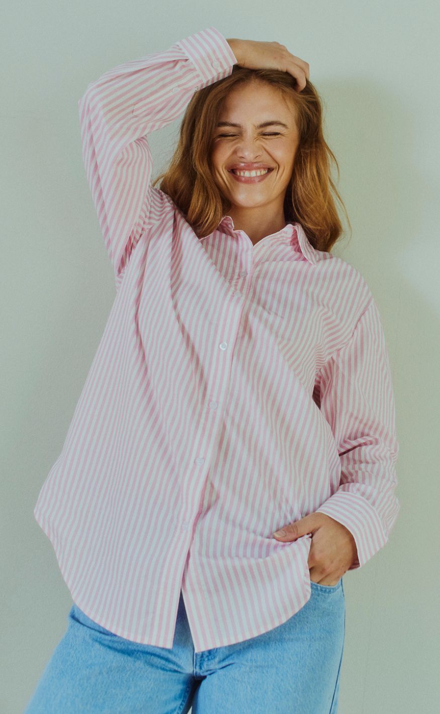 Freequent Skjorte - Jollie - Star Off-White w. Sweet Lilac