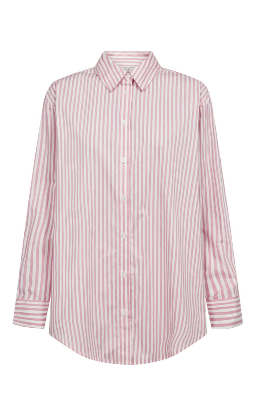 Freequent Skjorte - Jollie - Star Off-White w. Sweet Lilac