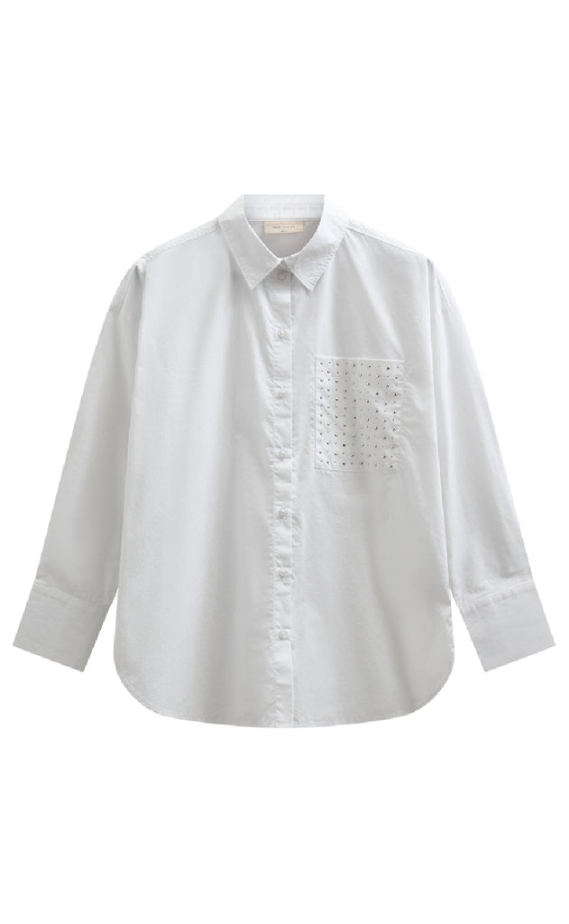 Freequent Skjorte - Kamille - Bright White