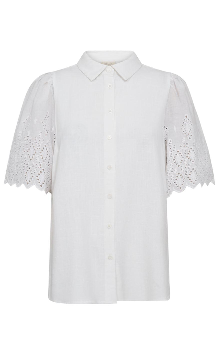 Freequent Skjorte - Lara - Brilliant White