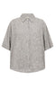 Freequent Skjorte - Lava - Coffee Bean w. Star Off-white
