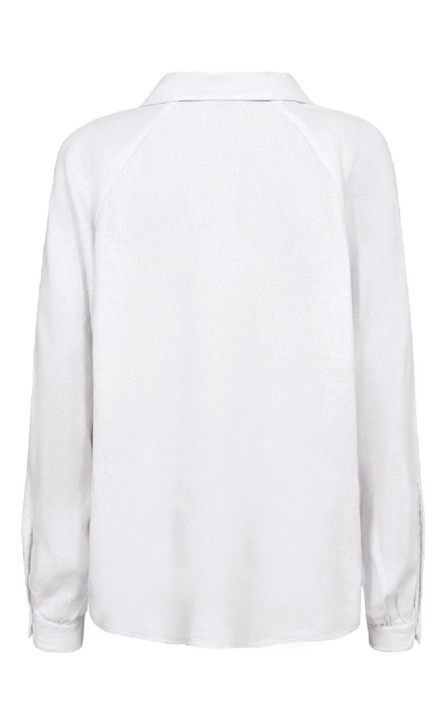 Freequent Skjorte - Lava L/S - Brilliant White