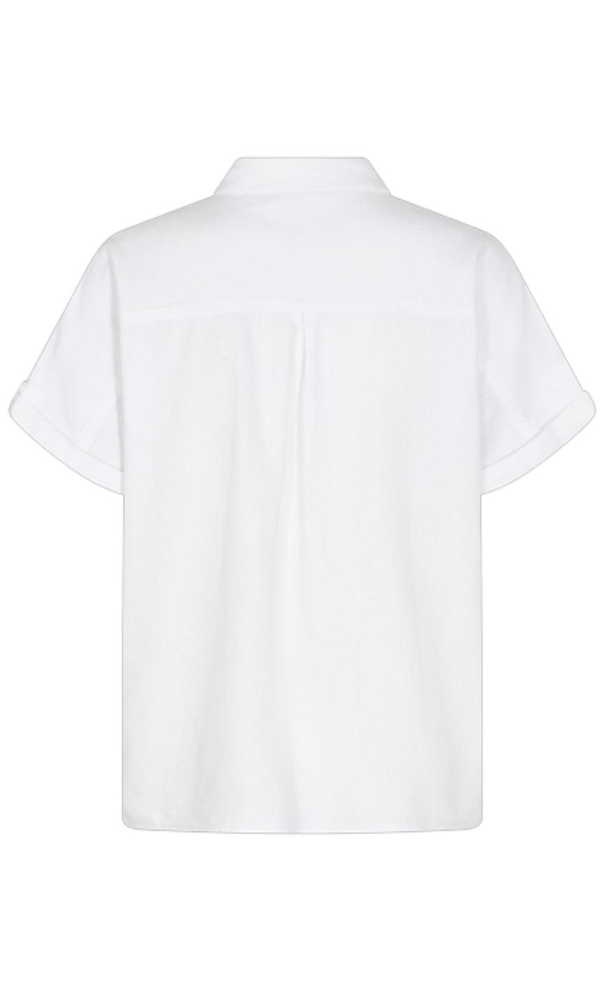 Freequent Skjorte - Lava SS - Brilliant White