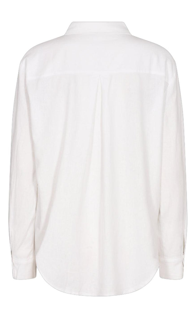 Freequent Skjorte - Lava Simple - Brilliant White