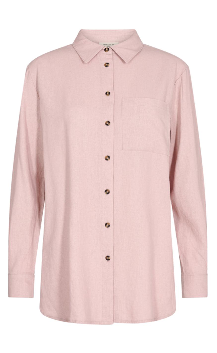 Freequent Skjorte - Lava Simple - Pale Mauve