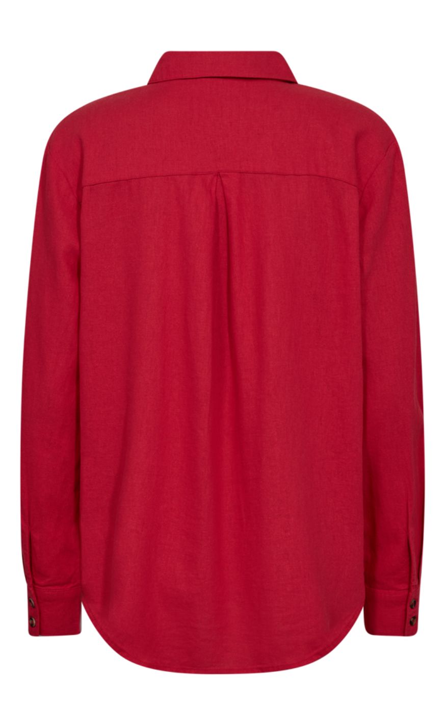 Freequent Skjorte - Lava Simple - True Red