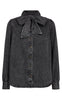 Freequent Skjorte - Lisea - Vintage Grey Denim