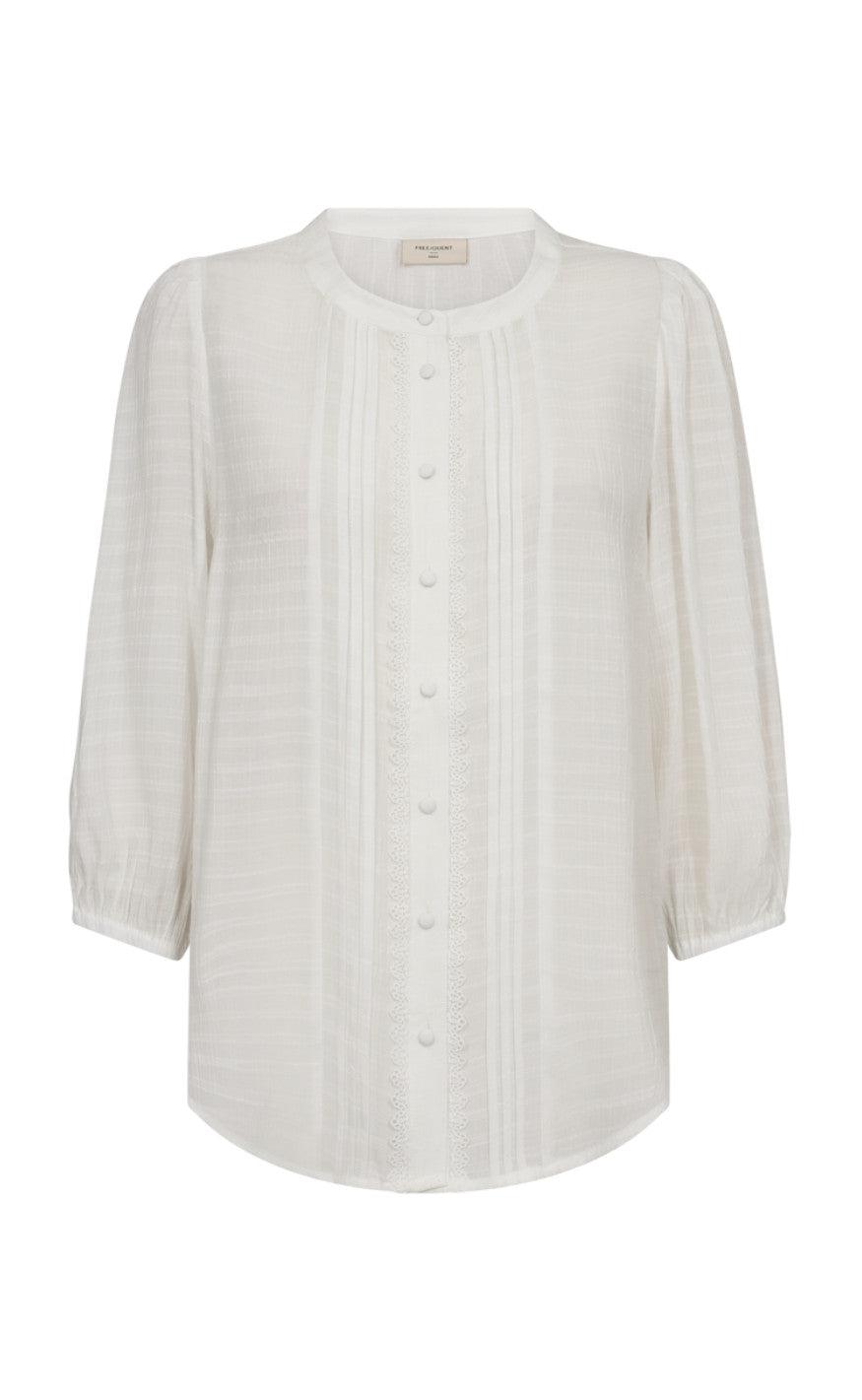 Freequent Skjorte - Shu - Star Off White