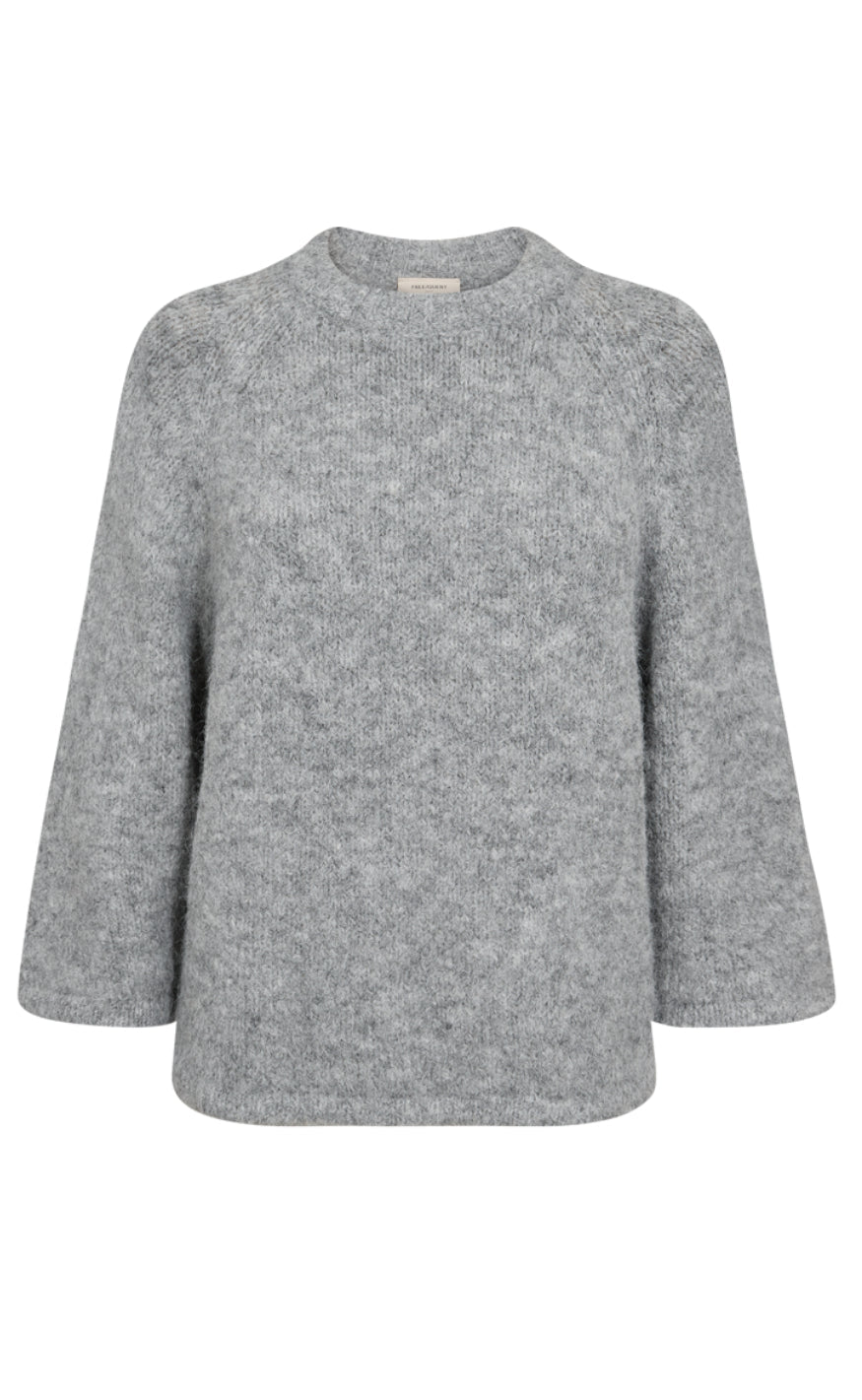 Freequent Strik - Grslulu - Medium Grey Melange