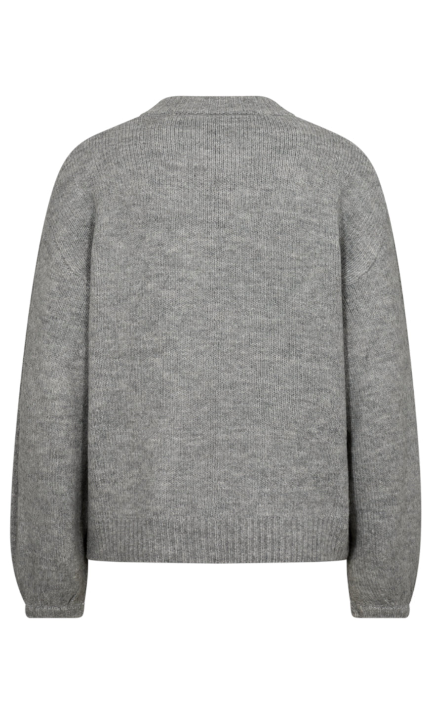 Freequent Strik - Pearl- Medium Grey Melange