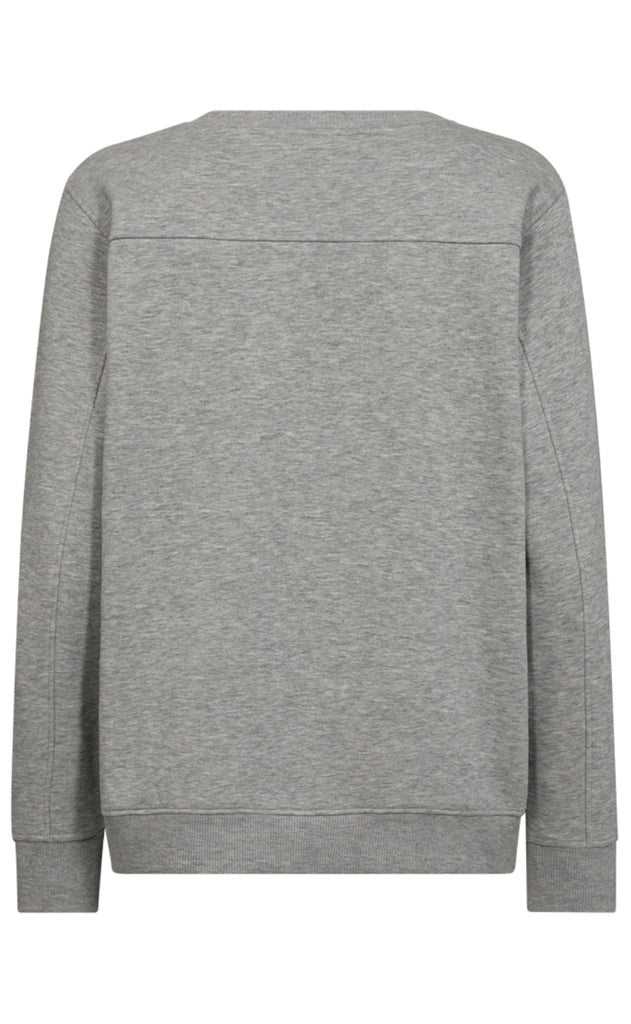 Freequent Sweatshirt - Chase - Medium Grey Melange
