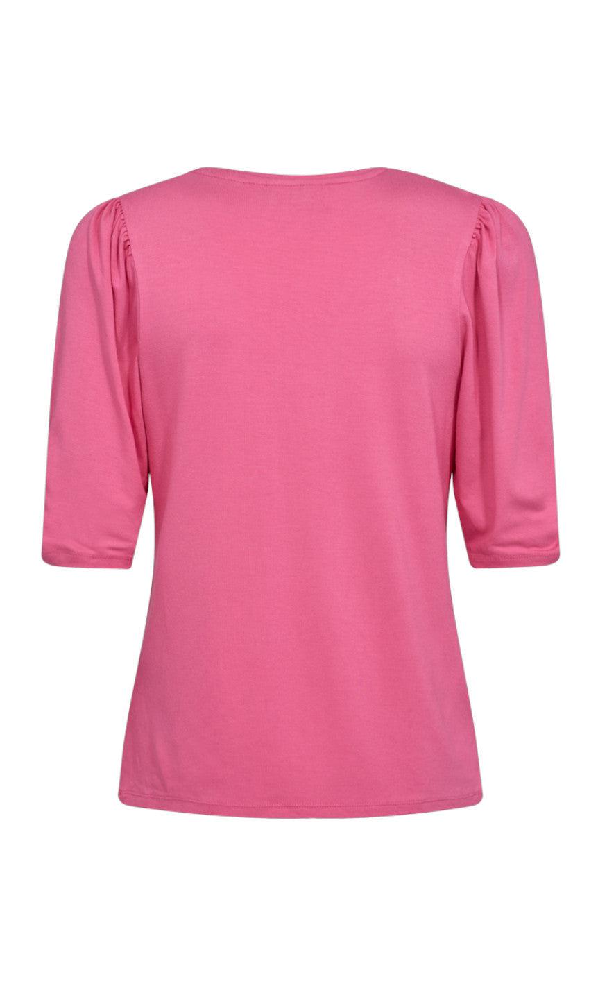 Freequent T-Shirt - Milla - Carmine Rose