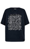 Freequent T-shirt - Carol - Salute w. Black