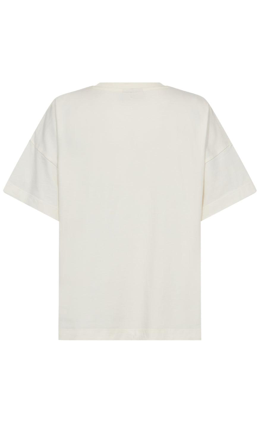 Freequent T-shirt - Carol - Tofu w. Raspberry Rose