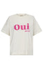 Freequent T-shirt - Carol - Tofu w. Raspberry Rose