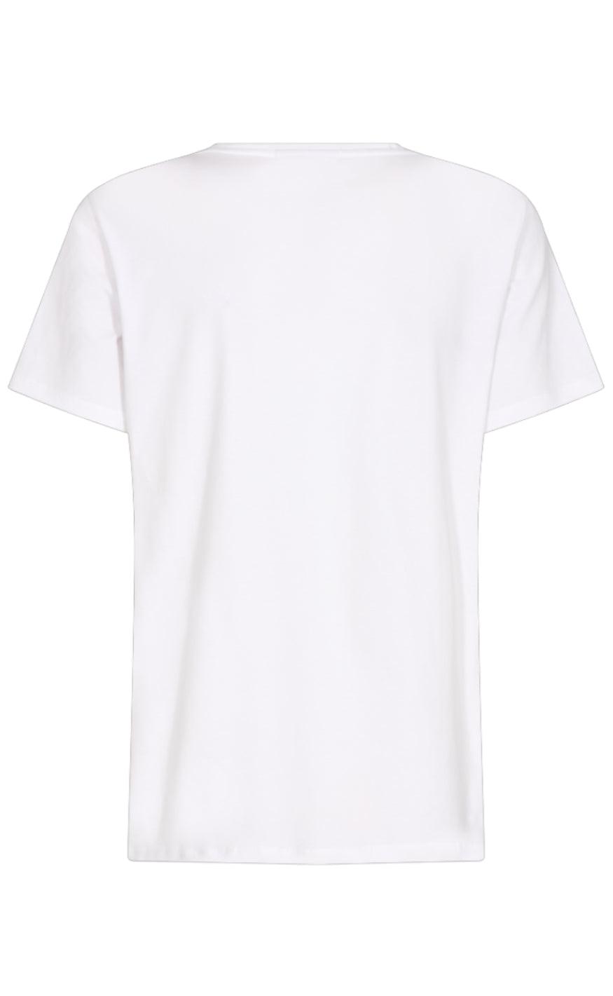 Freequent T-shirt - Fenjal - Brilliant White W. Fairy Tale