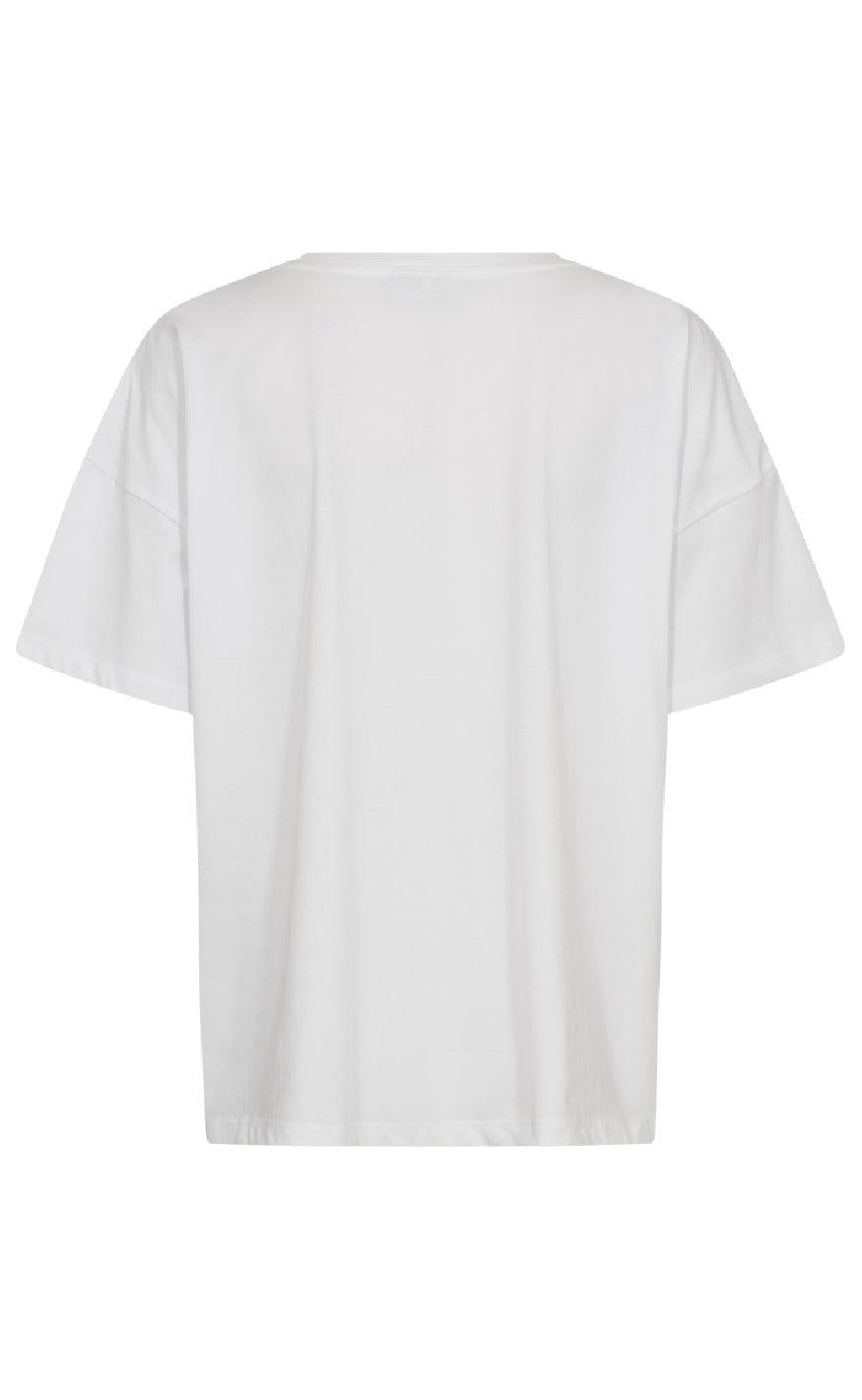 Freequent T-shirt - Fenjal - Brilliant White w. Deep Ultrama
